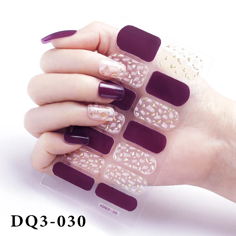 Wholesale Nail Art Sticker Fashion Dress Up Nail Wraps Diy Decals Plain  Stickers Designer For Women Beauty Full Cover Stickers - Stickers & Decals  - AliExpress