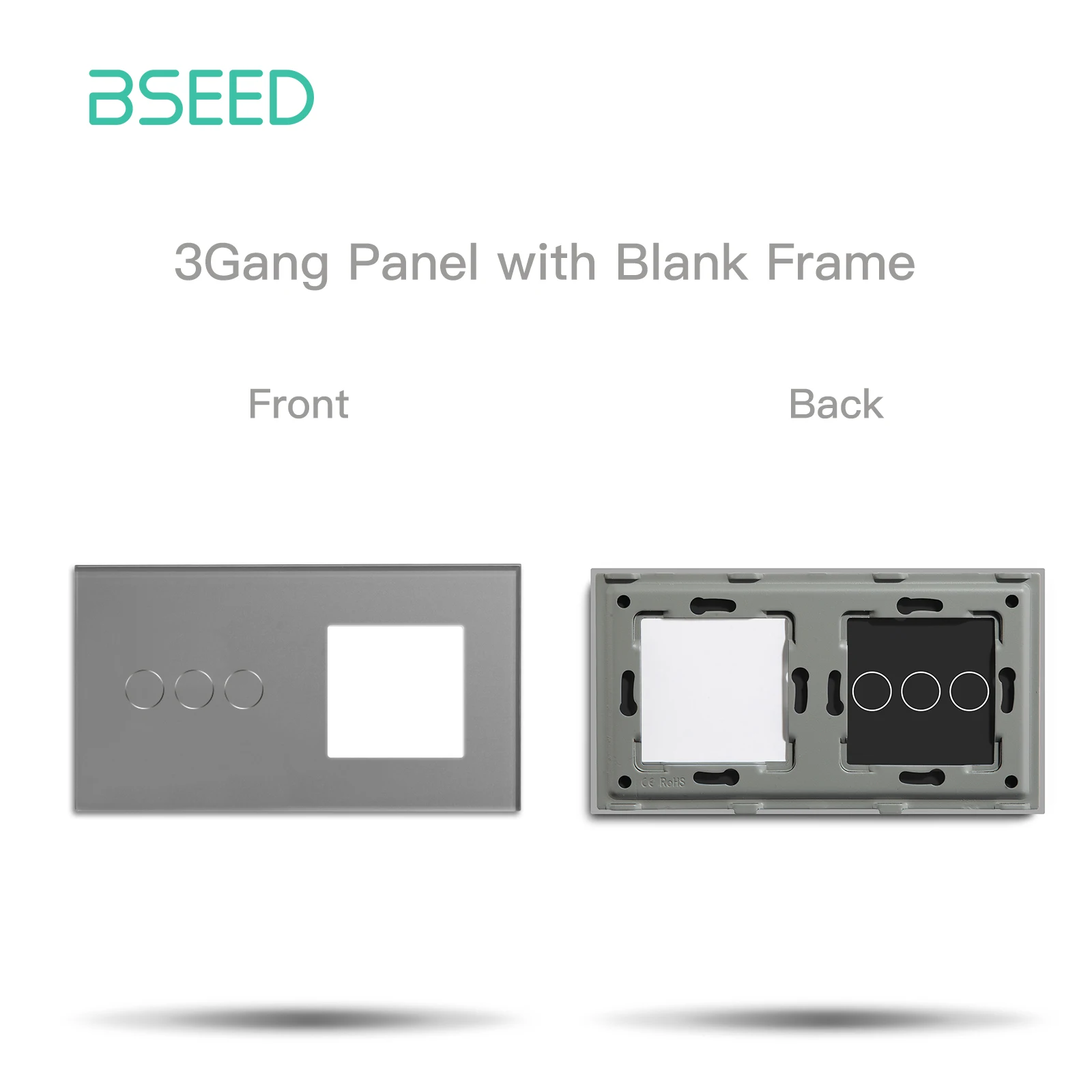 3Gang Panel 157mm