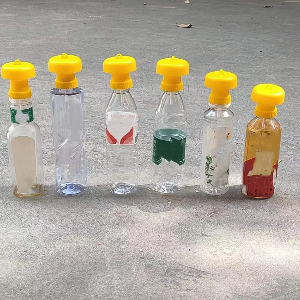 Description Picture 5 of item10pcs High Efficiency Plastic Fruit Fly Trap Killer Yellow Practical Insect Trap Hanging Fly Catcher Pest Control