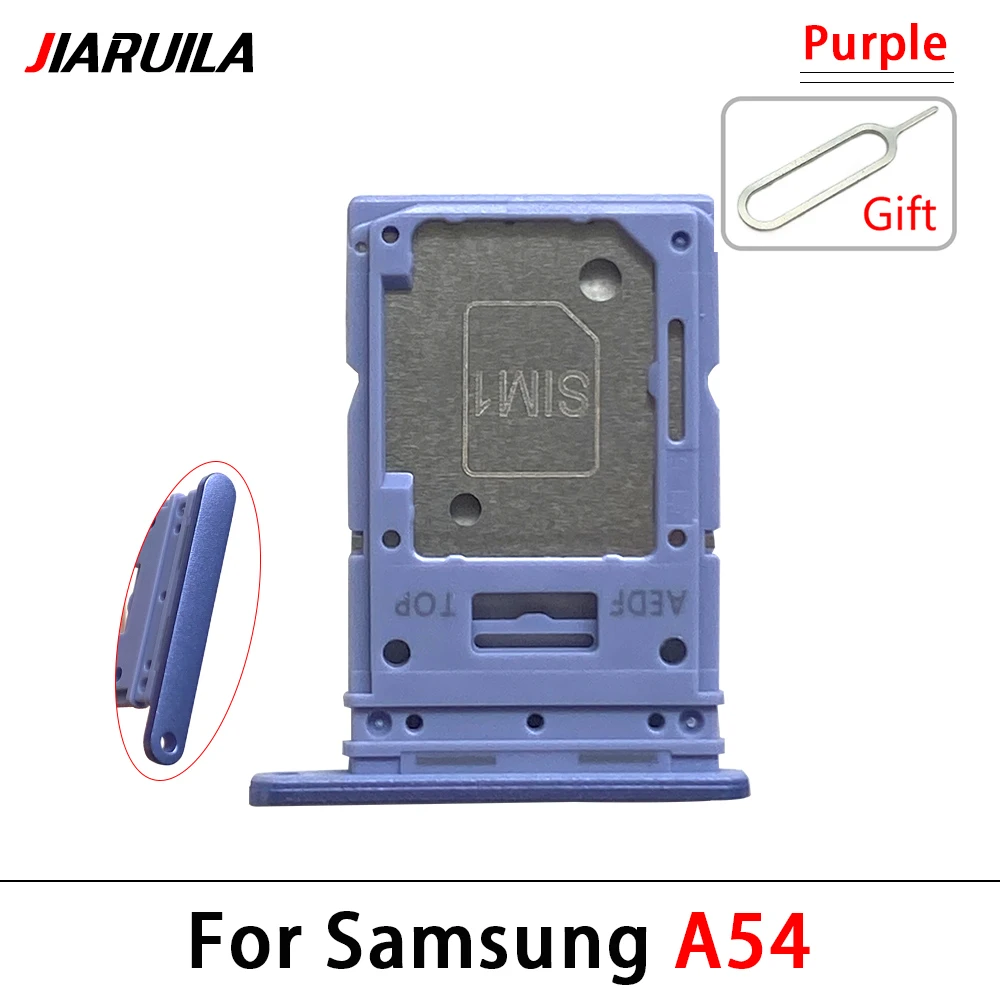 Neue Dual Sim Karte Für Samsung A34 A42 5G A54 Sim Karte Slot Tray Halter Sim Kartenleser Buchse ersatz Teile + Pin – Detail 9