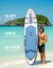 10.6ft Inflatable Stand Up Paddle Board for Adults, 320x81x15cm SUP Board with Non-Slip EVA Deck, Camera Mount & Accessory Kit