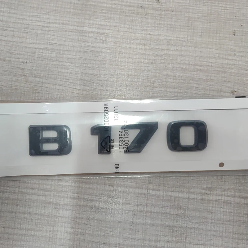3d ABS Chrome Black Logo B180 B160 B220 B260 B200 Emblem Badge Car Trunk Letters Sticker For B Class W245 W246 Accessories