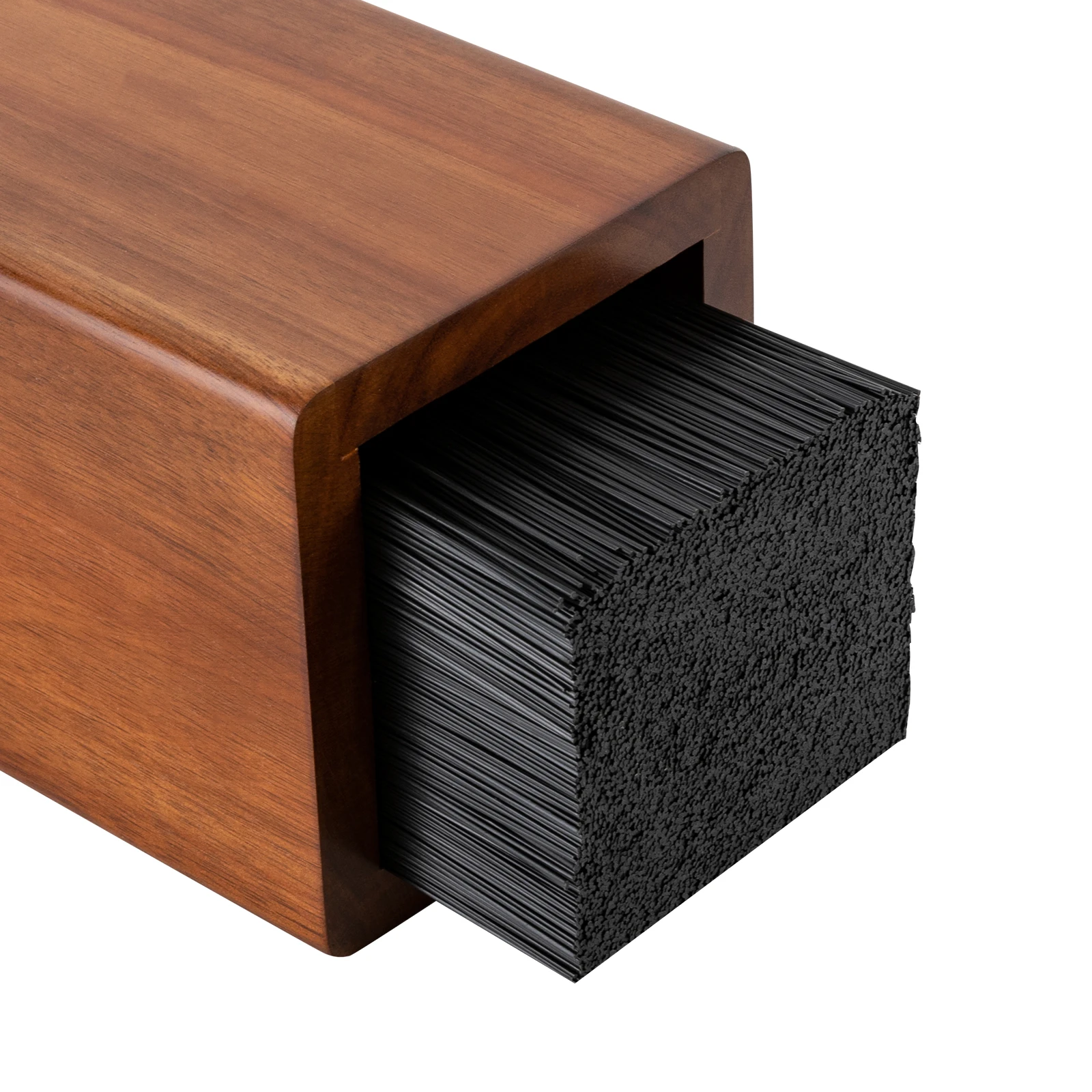 360 ° Rotation Magnetischer Messerhalter Holzmesser Blöcke Küchenmesser Organizer mit Borsteinsatz 4,3 * 4,3 * 9,7 Zoll – Detail 11
