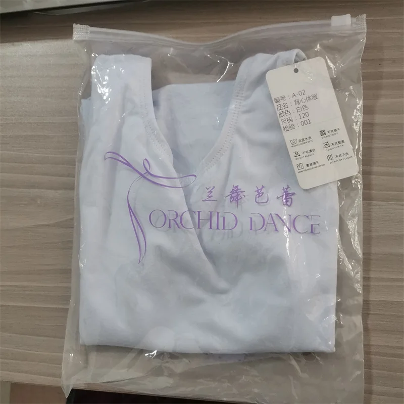 Großhandel Günstige Kinder Mädchen Kinder Training Tanzkleidung Weiß Schwarz Rosa Tank Ärmellose Baumwolle Spandex Ballett Trikots – Detail 6