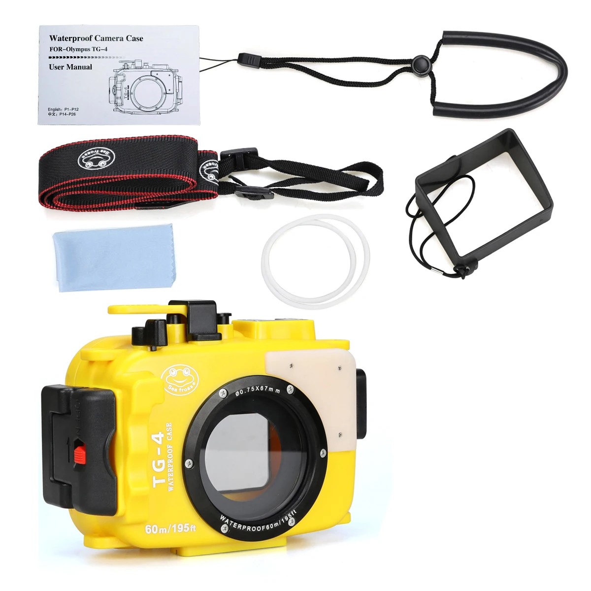 TG4 オリンパス ハウジングセット Olympus Tough TG-4 ハウジングセット - メルカリ