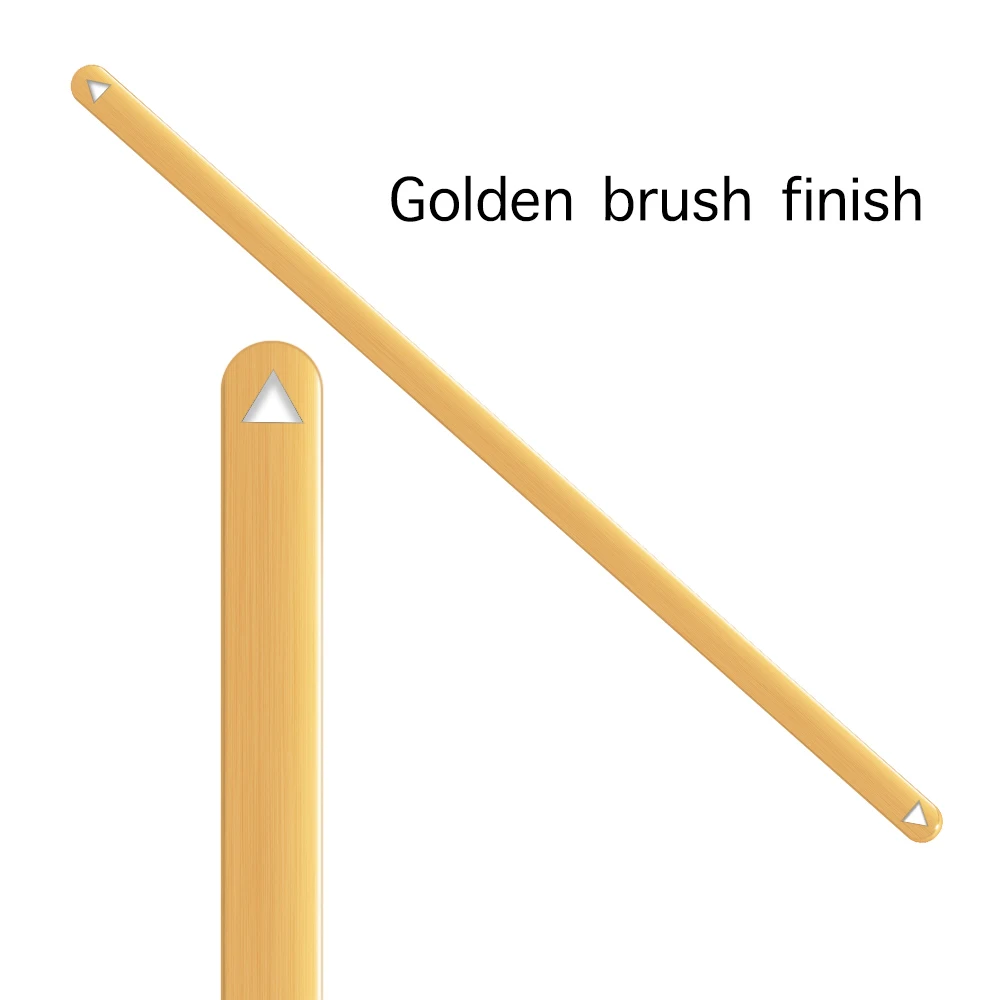 Brushed triangle