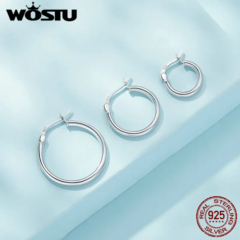 Silver Hoop Earrings For Women