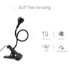 Adjustable USB Power Study Reading Desk Lamp With Clip Flexible LED Desk Lamp Bedside Table Bedroom Decoration Night Light 4