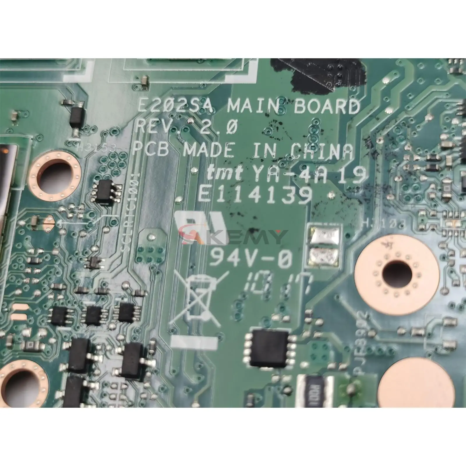 ASUS EeeBook Placa E202SA 메인 보드 E202S E202 노트북 마더보드