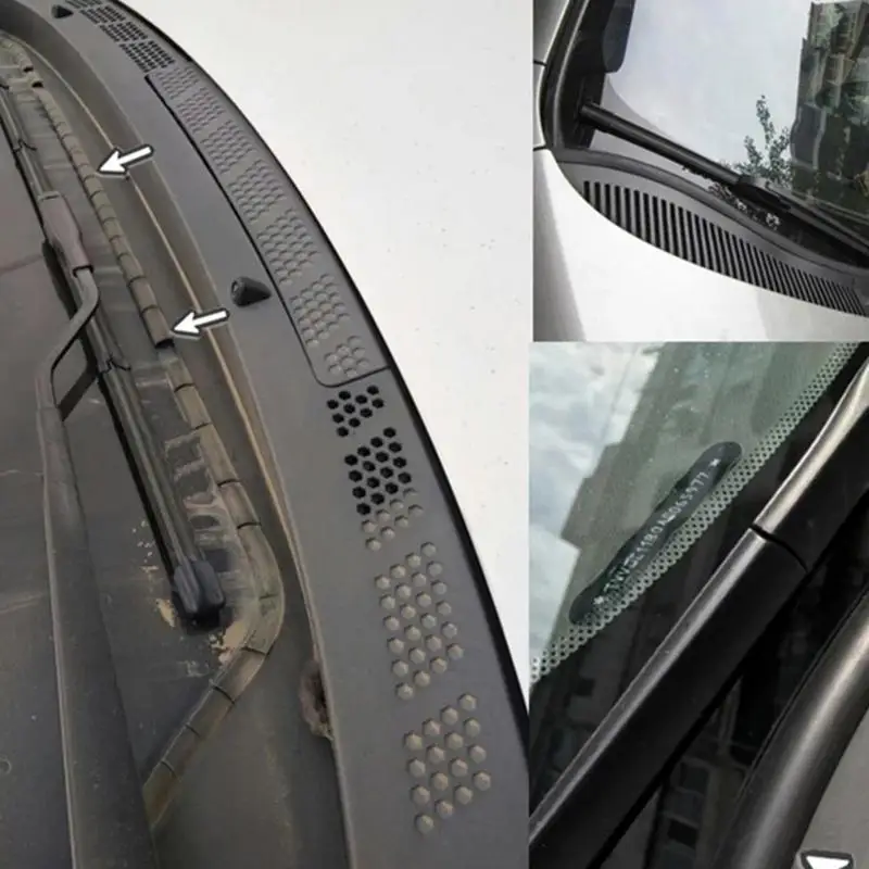 Car Seal Strip For Windshield Reduce Noise Front Windshield Weather Stripping Rubber Flexible H Type Smooth Surfaces