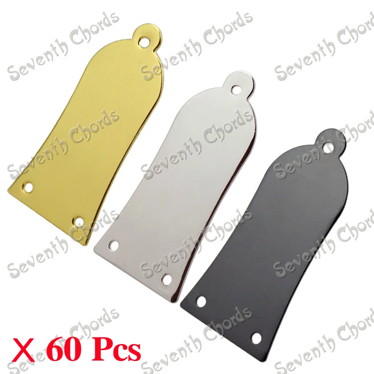 

60 Pcs 3 Screw Hole Bass Guitar Truss Rod Cover Plate - Chrome - Black - Golden For Choose - Guitar part