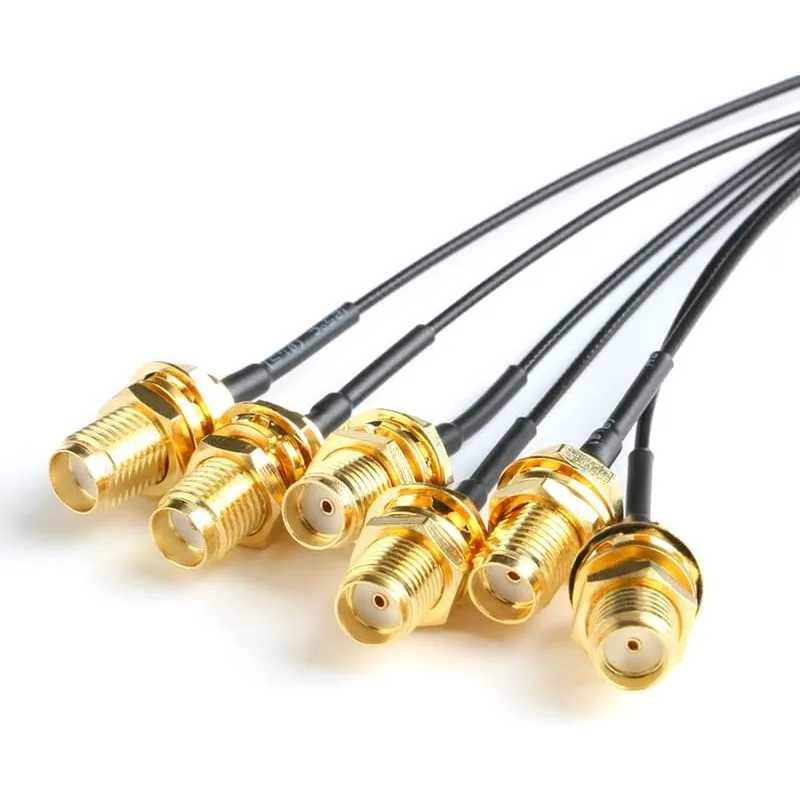 10pcs 15cm Adapter Cable IU.FL UFL To SMA Female Antenna Internal Hole WiFi GSM 3G GPS 4G Module Wire antenna adapter