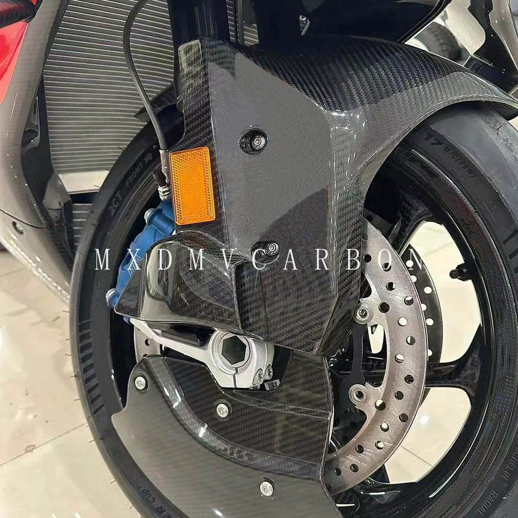 BMW M1000RR S1000RR 2024 - 2019 오토바이 부품 3K 순수 드라이 카본 파이버 펜더 사이드 패널 윙렛 퓨얼 바이크 페어링 키트
