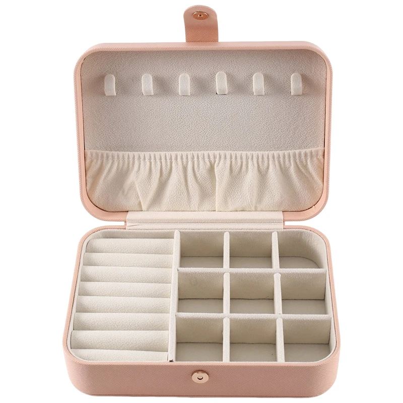 

Компактный органайзер для ювелирных изделий из искусственной кожи для женщин и девушек, портативный мини-держатель для путешествий