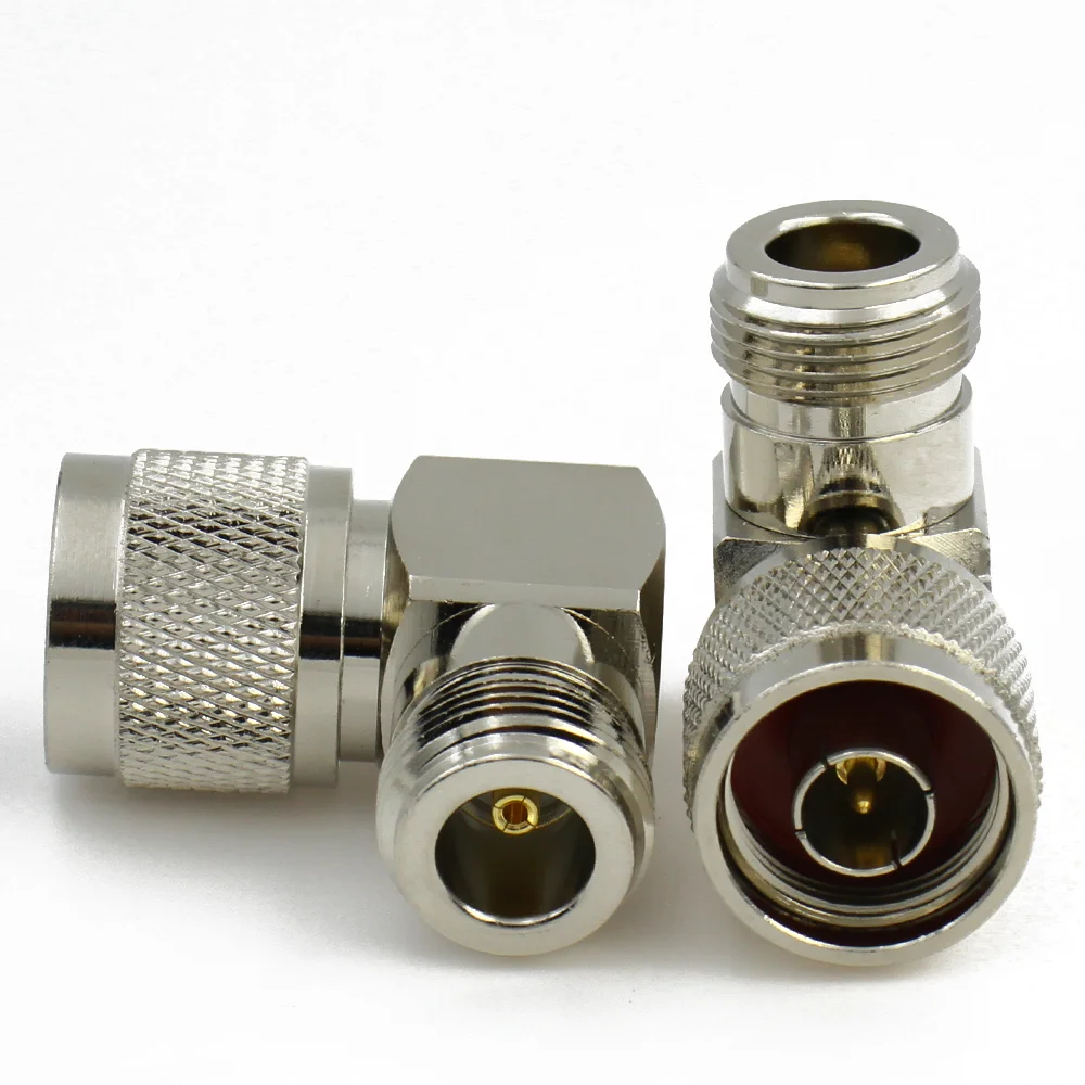 L16 N Male to N Male Right Angle Connector N Male Plug to 2xN Female Jack T Type RF Adapter Fast Delivery High Quality 50ohm 4