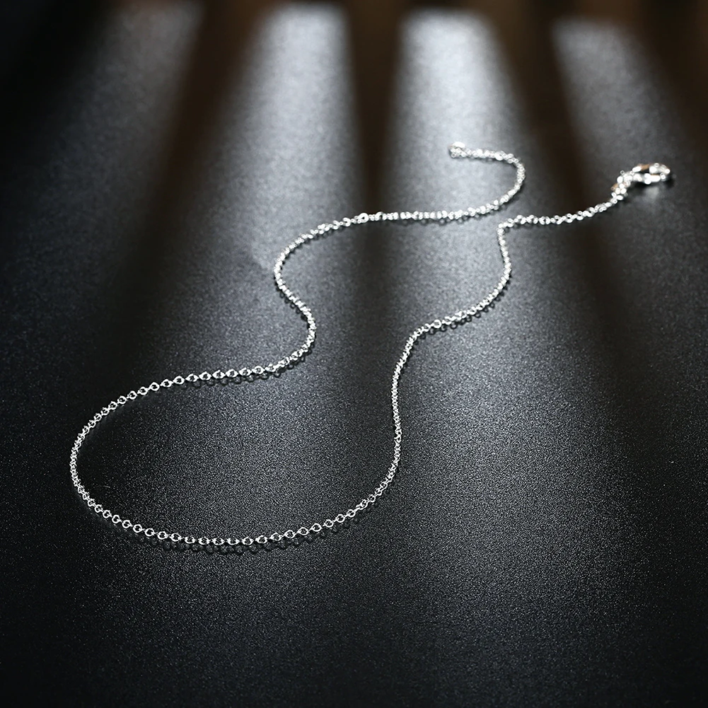 30 pçs 925 prata esterlina correntes colar para mulheres masculino conjunto de jóias moda festa luxo designer acessórios do casamento presentes