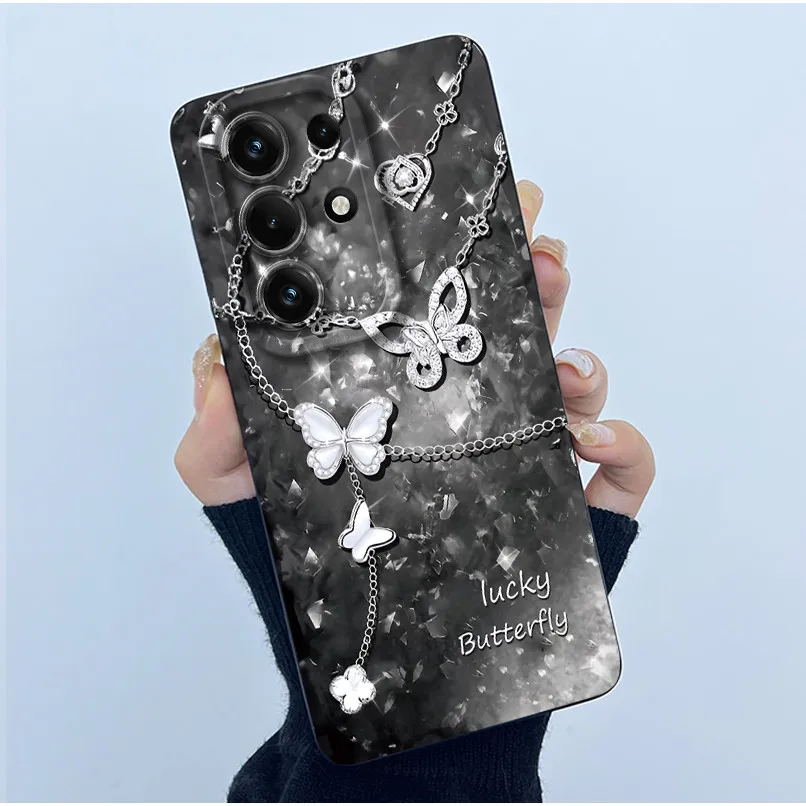 Simplicity Oil Painting Floral Silicone Soft Shockproof Back Cover