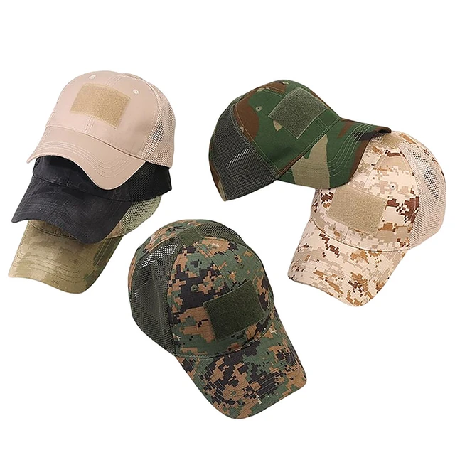 Camouflage Baseball Cap Outdoor Tactical Military Army Dad Trucker Caps  Hiking Jungle Hunting Camo Snapback Hats For Women Men