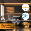 DC5V USB COB LED Strip 3mm 5mm 8mm Width 12V 320LEDs Flexible LED Strip Light with Adhesive High Density Linear Lighting 4