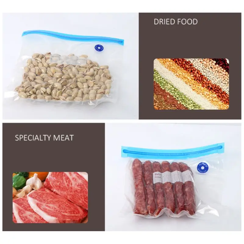 Manual Vacuum Bag Suction Air Pump Food Seal Storage Pouch Compression Pump Tool A0NC