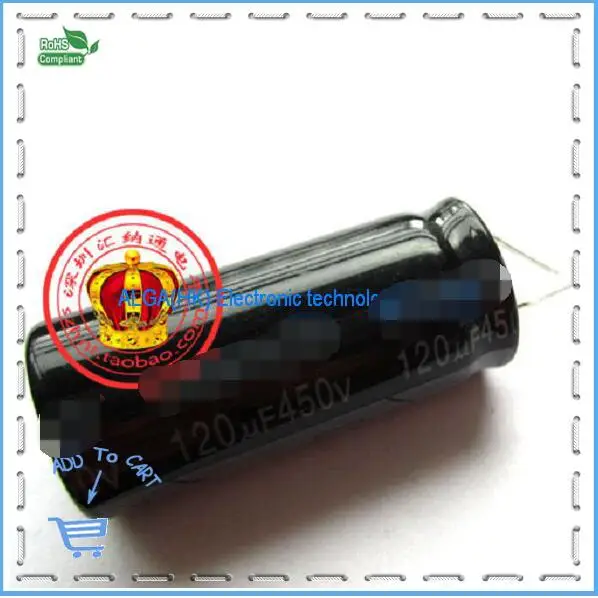 

. Качественные электролитические конденсаторы 120UF450V 450V120UF 18*40 мм