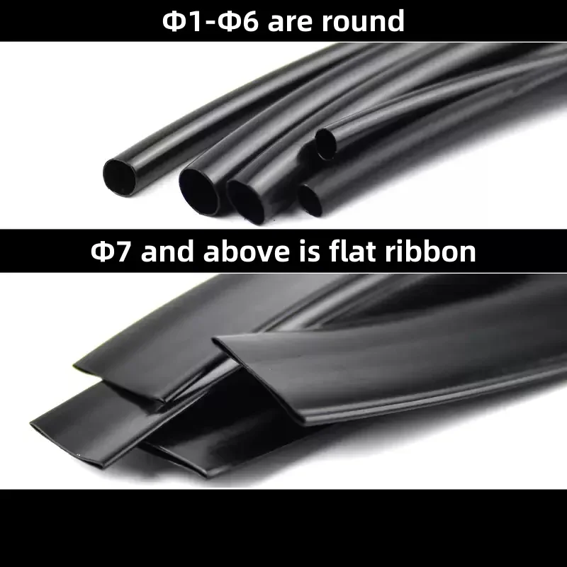 Hongshang ART002062 Termoretraibile Senza Colla Nero 1.20 Mm 0.60 - Foto 4