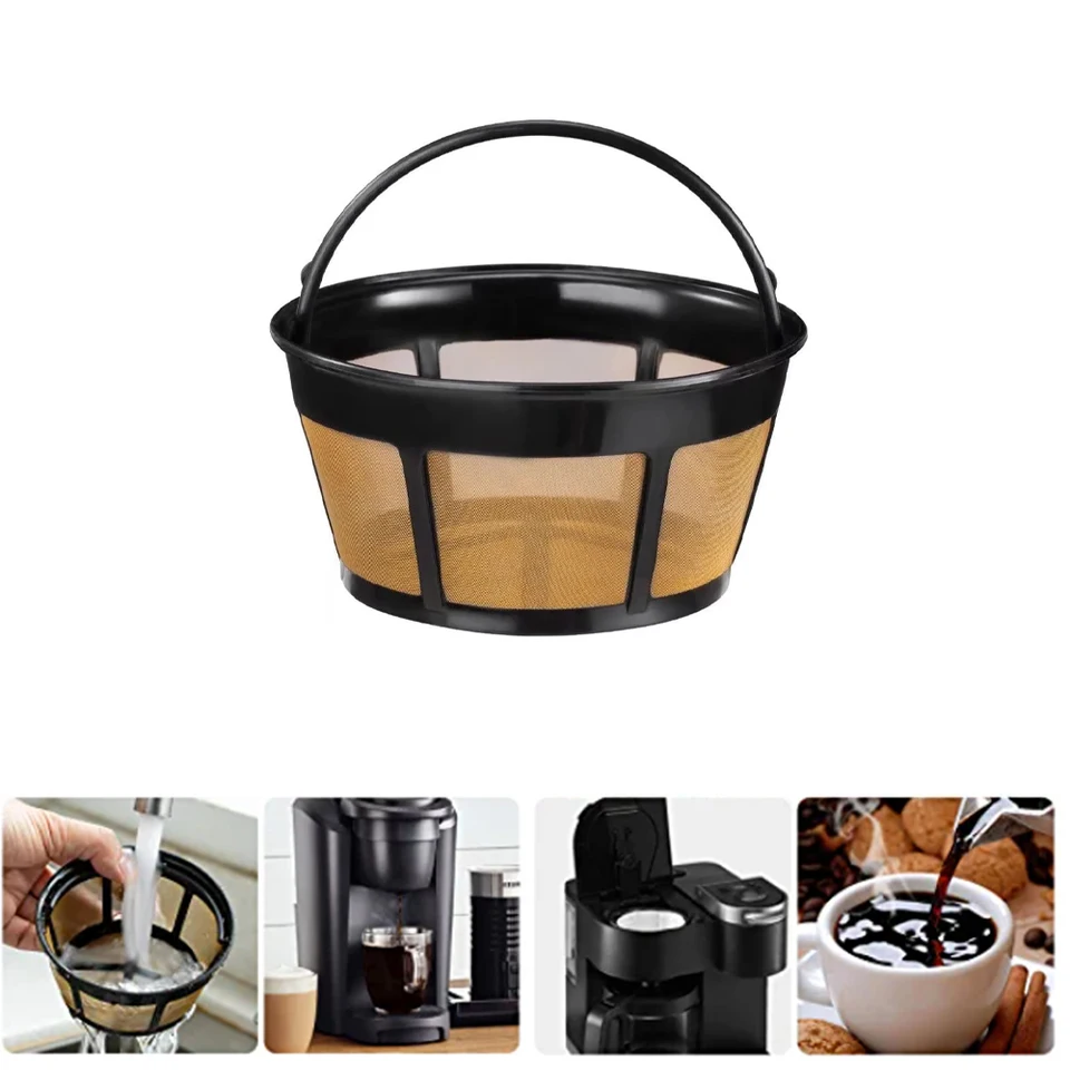 Gold Tone Mr Coffee Reusable Coffee Filter Coffee Maker Reusable