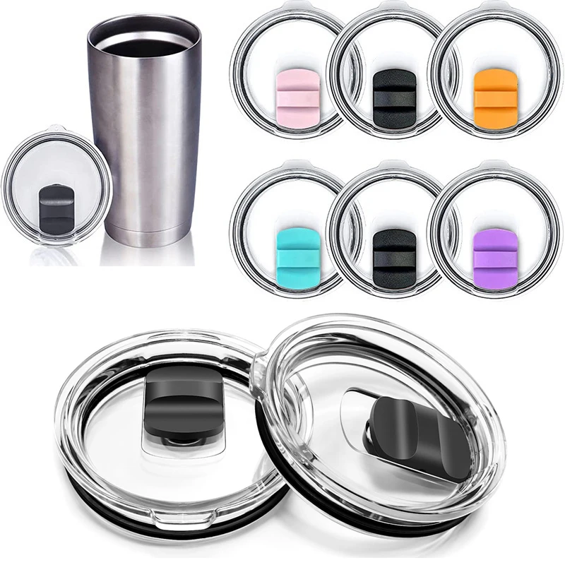 

20 30Oz Tumbler Lid Replacement Lids Compatible for YETI 20 Oz Tumbler Spill Proof Cup Lids Covers with Magnetic Slider Switch