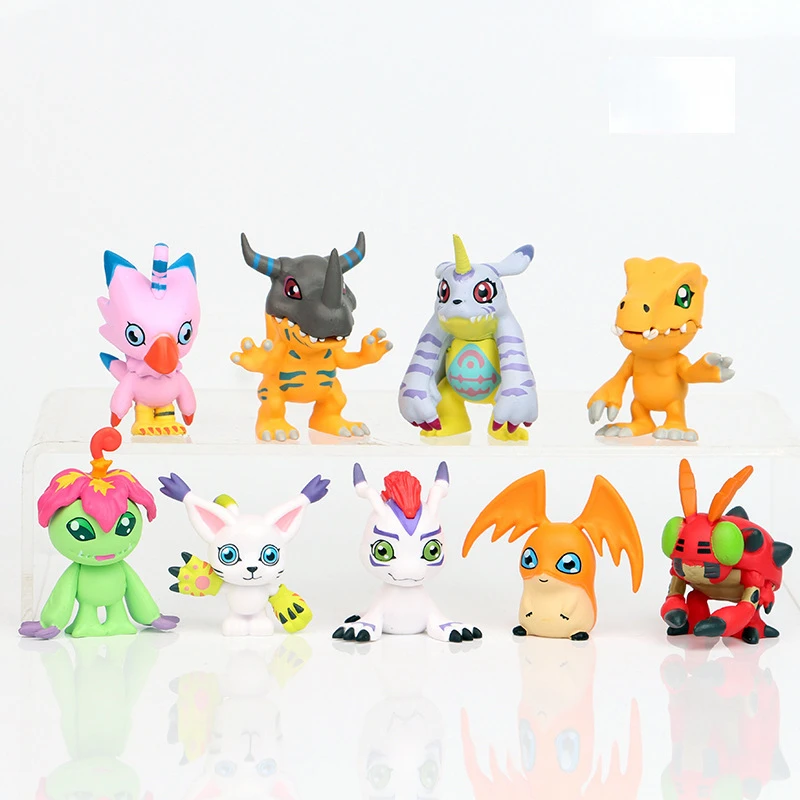 

Japan Anime 9 Digimon Adventure Hand Puppet Little Monster Kawaii Ornament Anime Doll Children's Toys