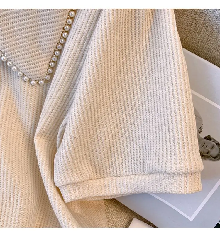 Large Size Doll Collar Nail Bead Short Sleeves T-shirt Summer New Casual Loose Slimming Versatile Tops Fashion Clothes for Women