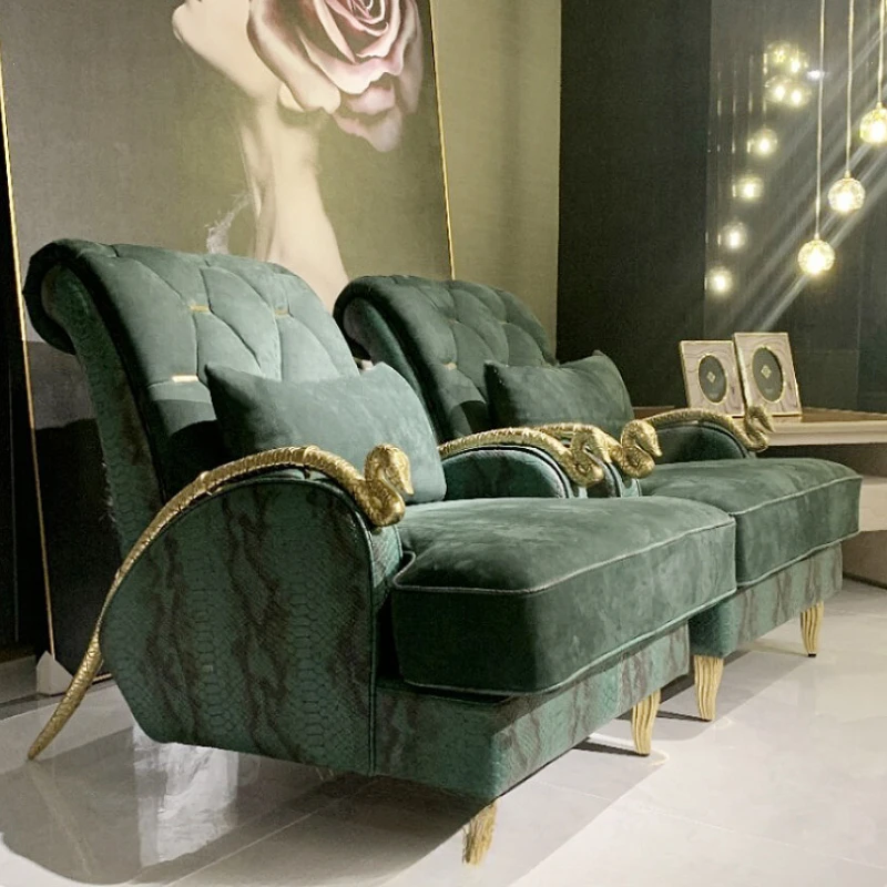 Personalized-and-creative-single-person-sofa-Italian-python-pattern ...