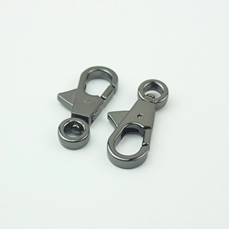 5 Clip A Molla In Acciaio Al Manganese – 76x22 Mm, Nere, Per Cintura, Tasche, Portachiavi E Fai-da-te