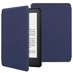 Slim Smart eBook Case with Awake - Sleep Function and Soft TPU Back - PocketBook 617 (Dark Blue)
