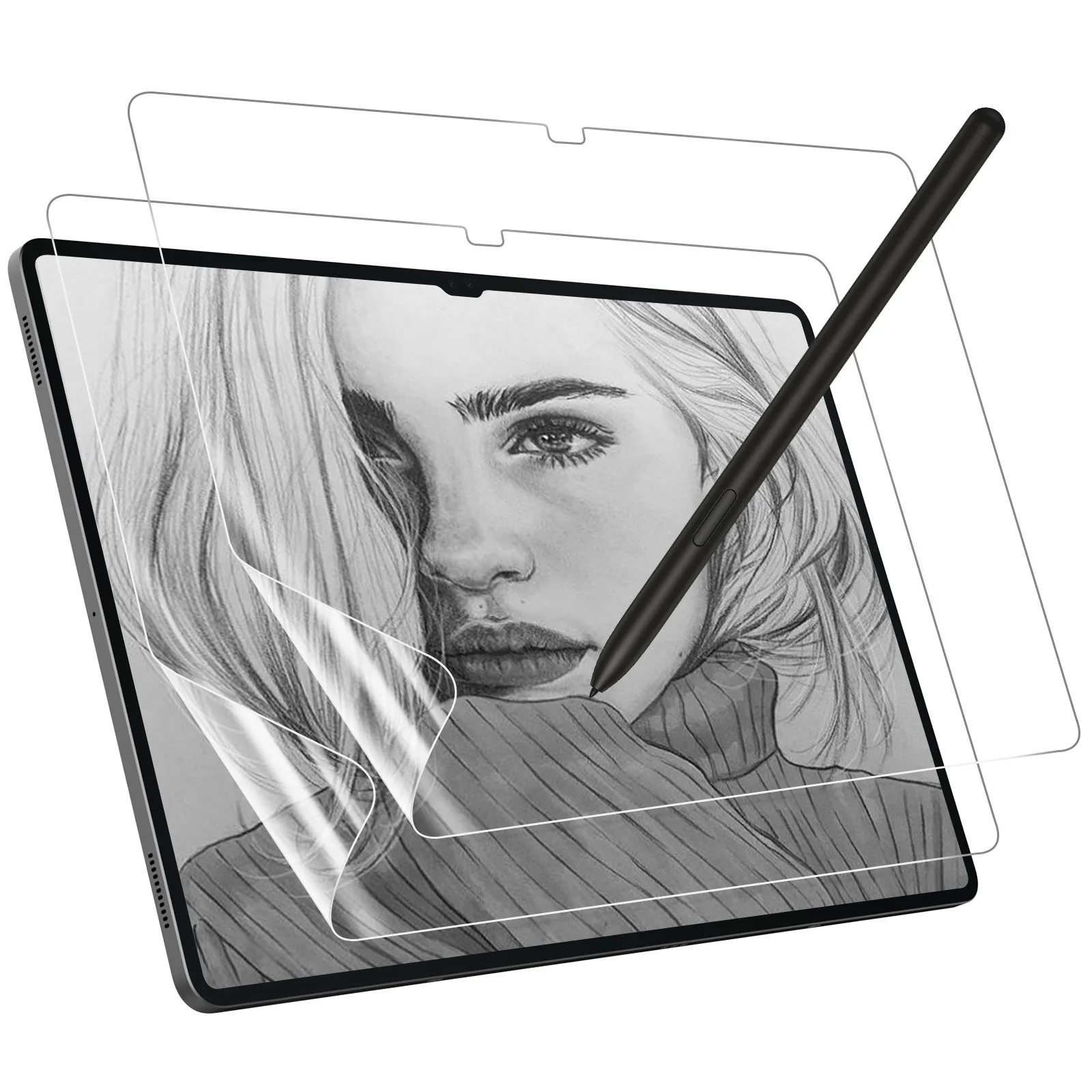 Protetor de Tela de Papel para Samsung Galaxy Tab Filme Pet s9 Ultra 146 2023 Samsung Galaxy Tab s8 Novo Pacote 2023