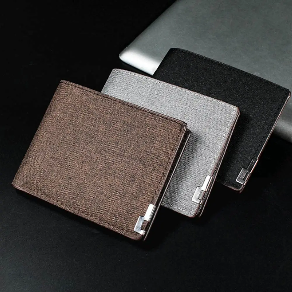 Foldable Men Women PU Leather Wallets Slim Credit ID Coin Purse Inserts Business Money Bag Cards Holder Money Clips Holder