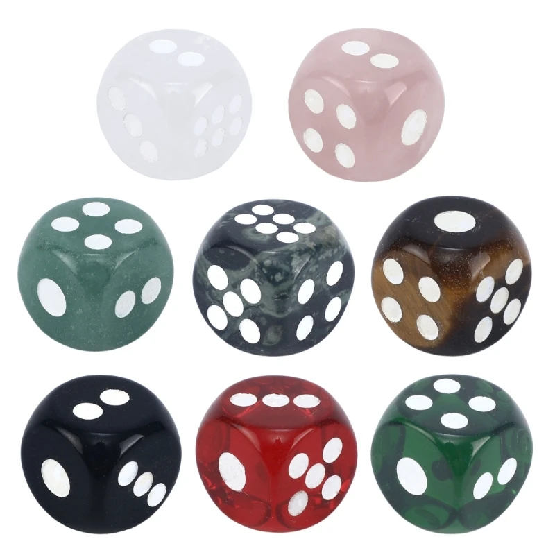 

15mm Six Sided Die Round Corner for Playing Games,Tenzi-Teaching Math R66E