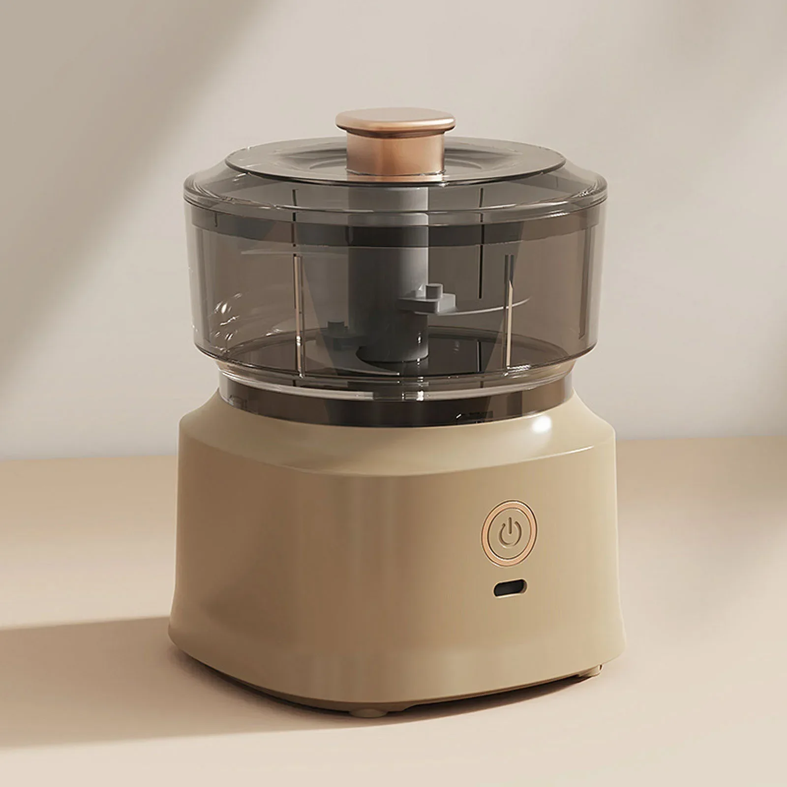 Mini kıyma makinesi elektrikli sarımsak ezici çok fonksiyonlu mutfak kablosuz gıda Stir parçalayıcı bebek yardımcı gıda makinesi 350ml