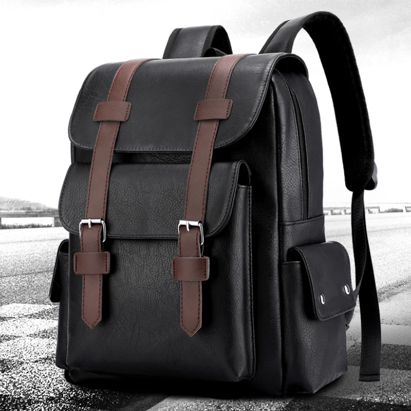 17.3-inch laptop backpack - Business briefcase, large capacity, adjustable shoulder straps, travel backpack