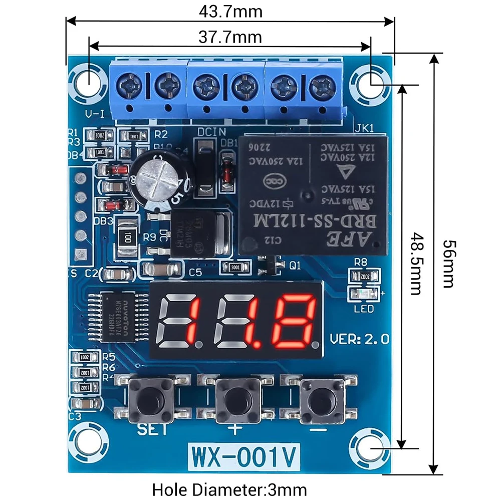 ͸    DC 12V     ȣ , 0-99V  Ƭ ͸