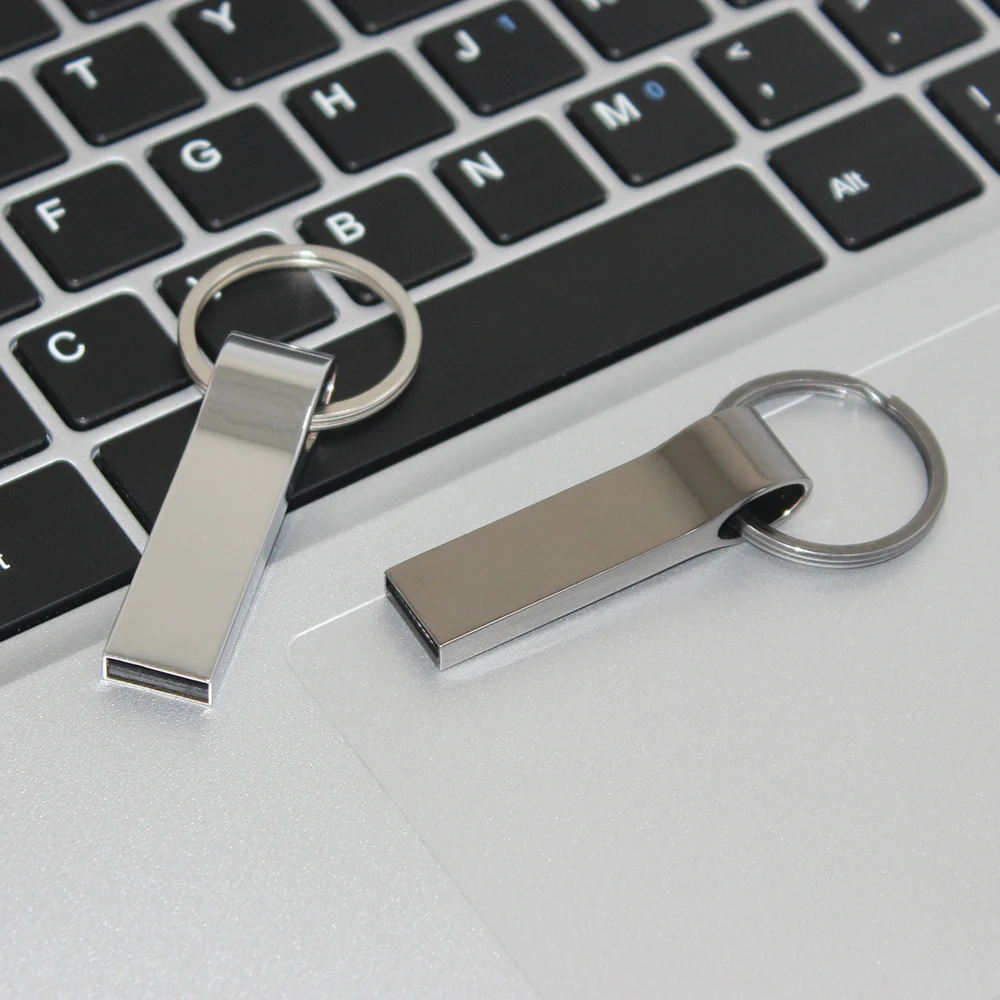 Metal USB 2.0 Flash Drive 128GB 64GB 32GB 16GB 8GB Key Ring Pen Drive Creative Gift for Computer U Disk usb flash drive flash drive