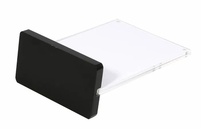 Magnetischer Rahmenständer aus Acryl, A6, Menü, Namenskartenständer, Schreibtischschild, Hochzeitstisch, Fotorahmen, Rack, Preisschild, Display, Etikettenhalter – Detail 3