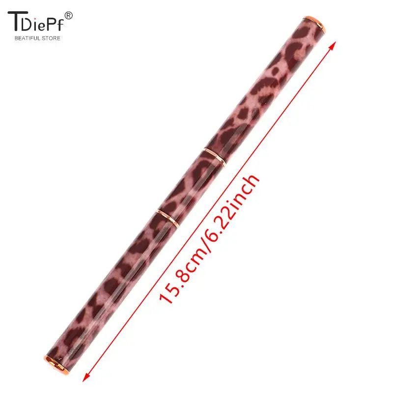 Leopard Print Nail Art Brushes Double Head Nail Art Liner Brush Striping Drawing Painting Nail Design Brushes Elongated Details 6