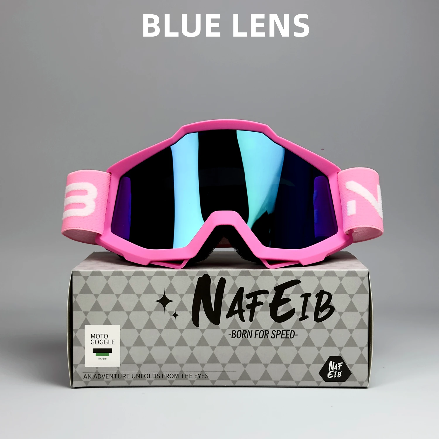 NAFEIB Motorcycle Goggles N17 Motocross Cycling Glasses Outdoor Off Road Skiing Sport MTB ATV Dirt Bike Racing Goggles 
