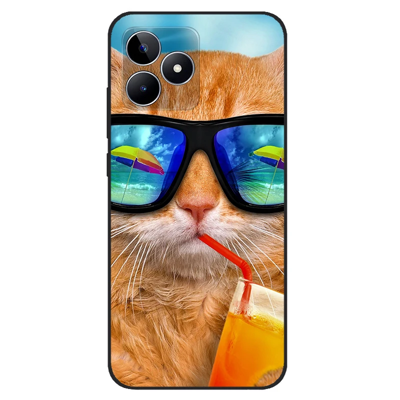 Soft TPU Silicone Protective Back Cover - Fashionable Phone Case
