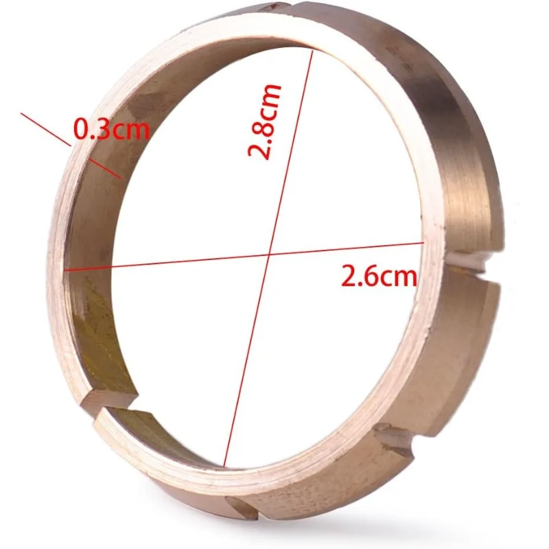 Gearbox Synchro Rings 28MM Car Brass Joint Flange Ring Fit for VW Golf Jetta Passat Audi A3 TT Gearbox Differential Thrust Washer Brass Ring 020409374