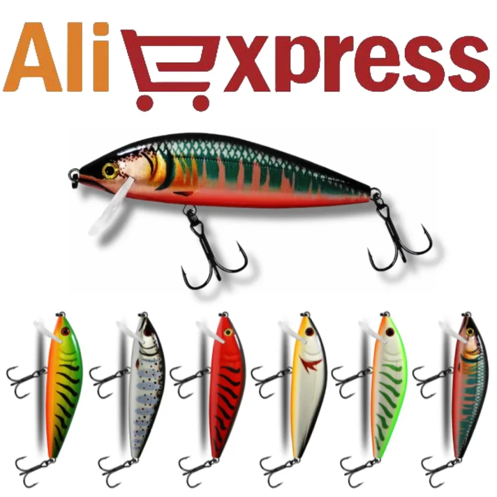 Sinkender Minnow-Angelköder, 70 mm, 10 g, künstlicher Forellenköder, Stream Lake, Jerkbait, Rockfishing, harte Köder, Countdown Elite CDE75