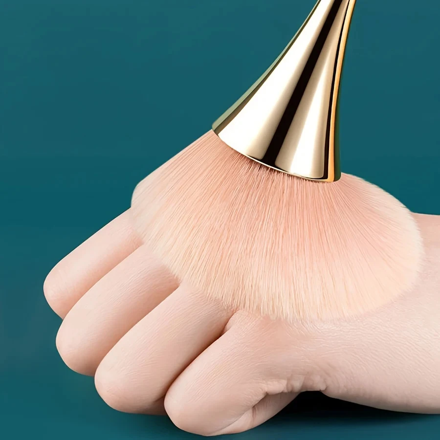 Makeup brushes makeup tool set small waist single soft makeup brush rose gold blush brush professional tool fluffy loose powder manicure dusting