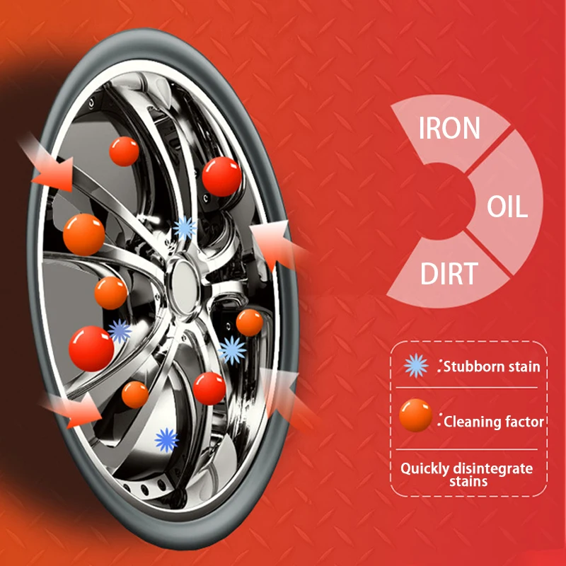 Rust Remover Spray Iron Remover Car Paint Wheel Hub Iron Dust Remover