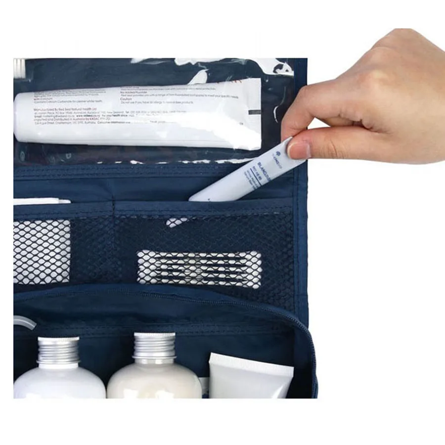 Travel Waterproof Portable Women Cosmetic Organizer Pouch Hanging Wash Bags  Man Toiletry Bag Cute Makeup Neceser Sac Maquillage 4