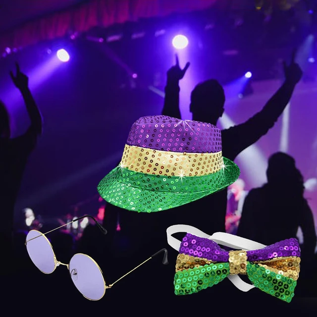 Chapeau classique Panama Jazz à paillettes brillantes, chapeau Fedora à  large bord décoratif, casquette pour homme pour Costume, vêtements,  accessoires Cosplay - AliExpress